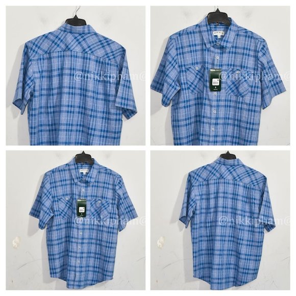 Orvis Other - NWT Orvis Men’s  Short Sleeve Woven tech shirt in Blue